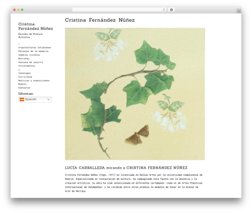 Smooth Scroll Up (smooth-scroll-up) free WordPress plugin - cristinafernandezestudio.com
