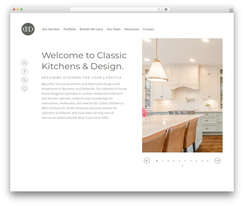 Array Blank Theme WordPress theme - classickitchensbc.com