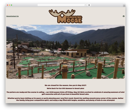 Batch WP theme - meanderingmooseminigolf.com