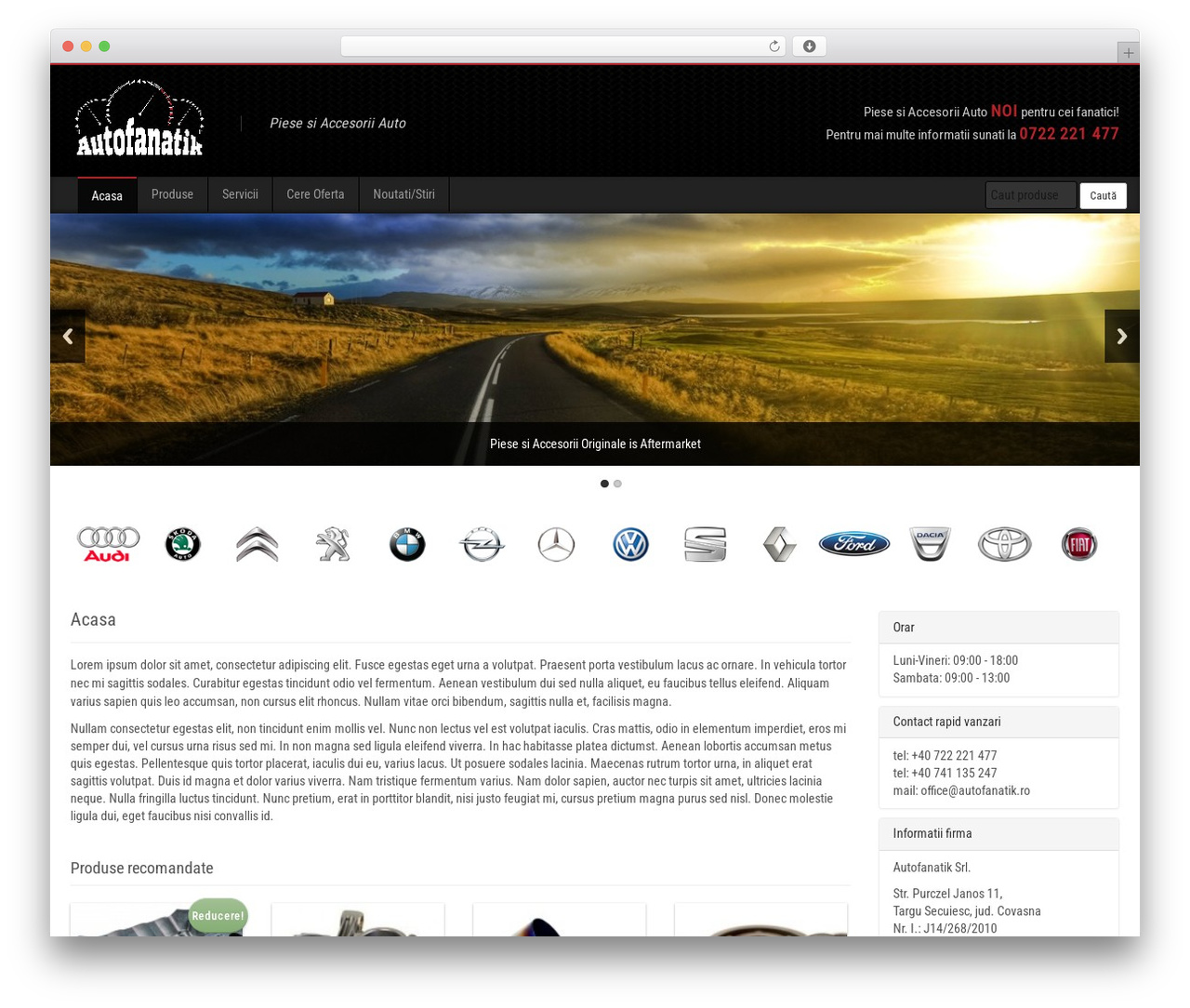 Bootstrap Auto WordPress theme - autofanatik.ro Bootstrap Auto WordPress theme - autofanatik.ro