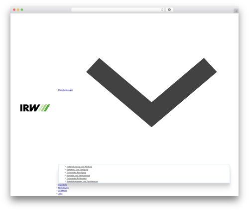 Bricks top WordPress theme - irw-team.de