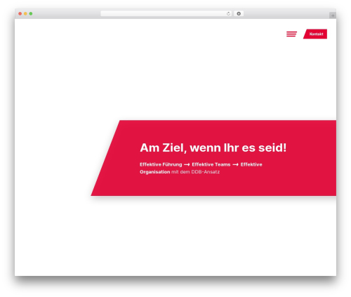 Die Dranbleiber theme WordPress - die-dranbleiber.de