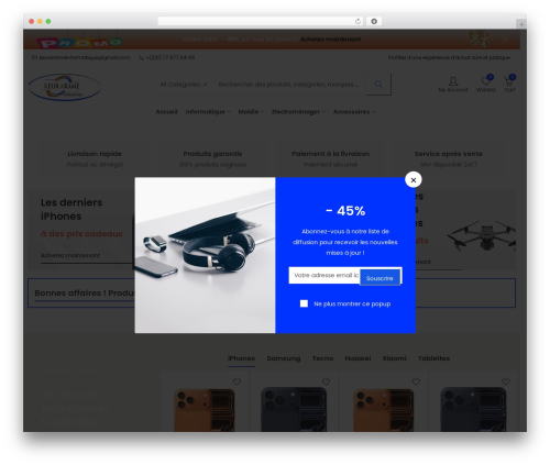 Digitek WordPress theme - keurarameinformatique.com