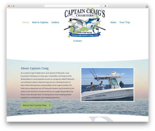 Divi theme WordPress - captaincraigs.com
