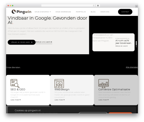 Pingwin WordPress theme - pingwin.nl