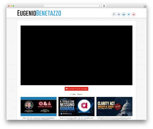 ScrollMe WordPress theme design - eugeniobenetazzo.com