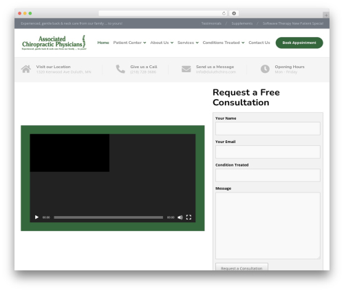 Theme WordPress Physio-qt - duluthchiro.com