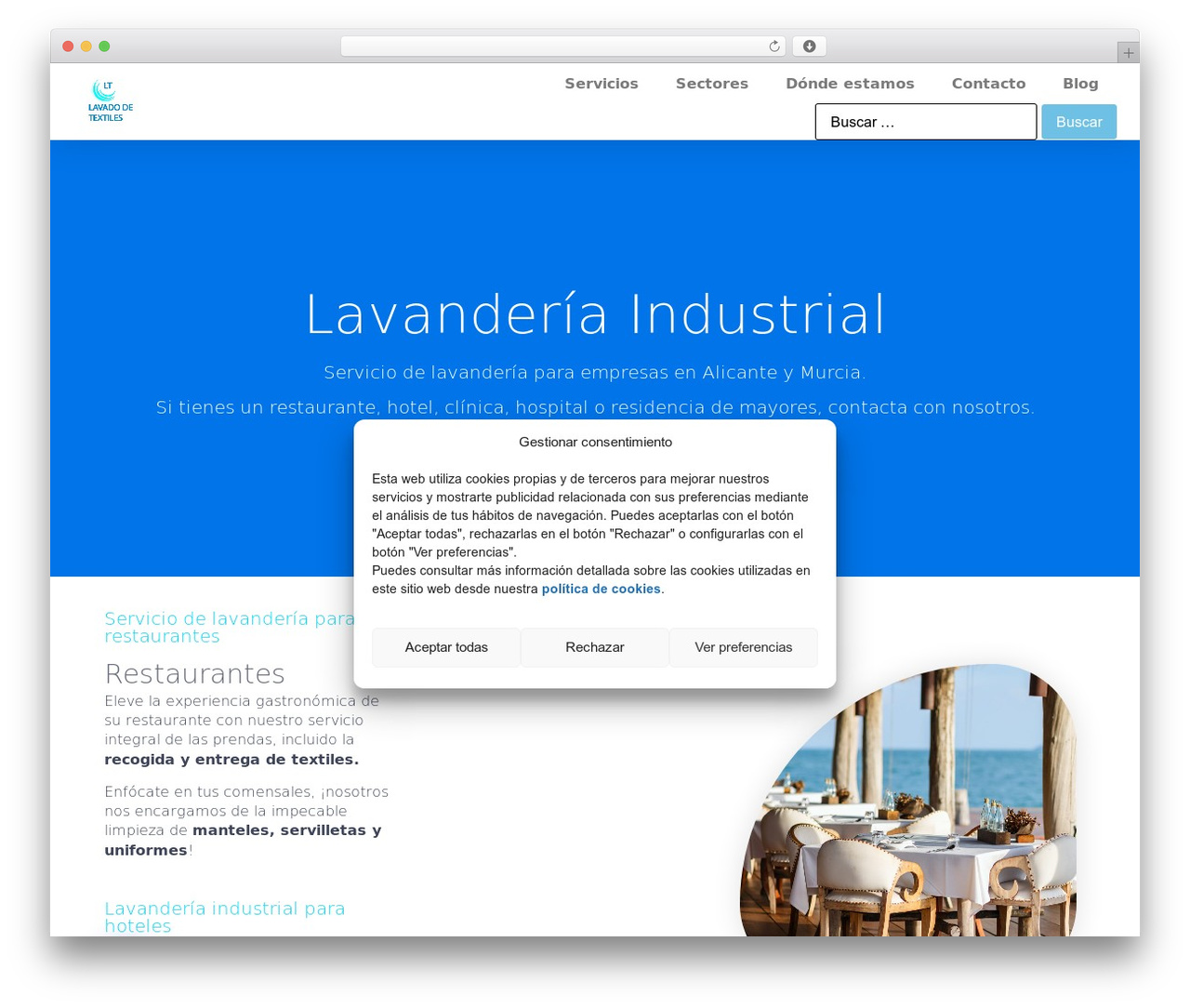 WordPress theme Hello Elementor - lavadotextiles.es