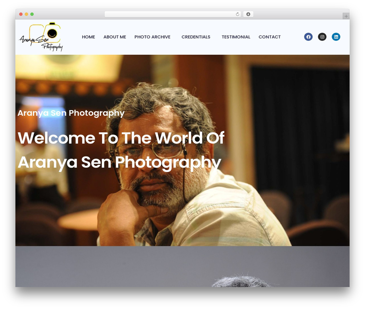 WordPress theme Hello Elementor - www.aranyasenphotography.com