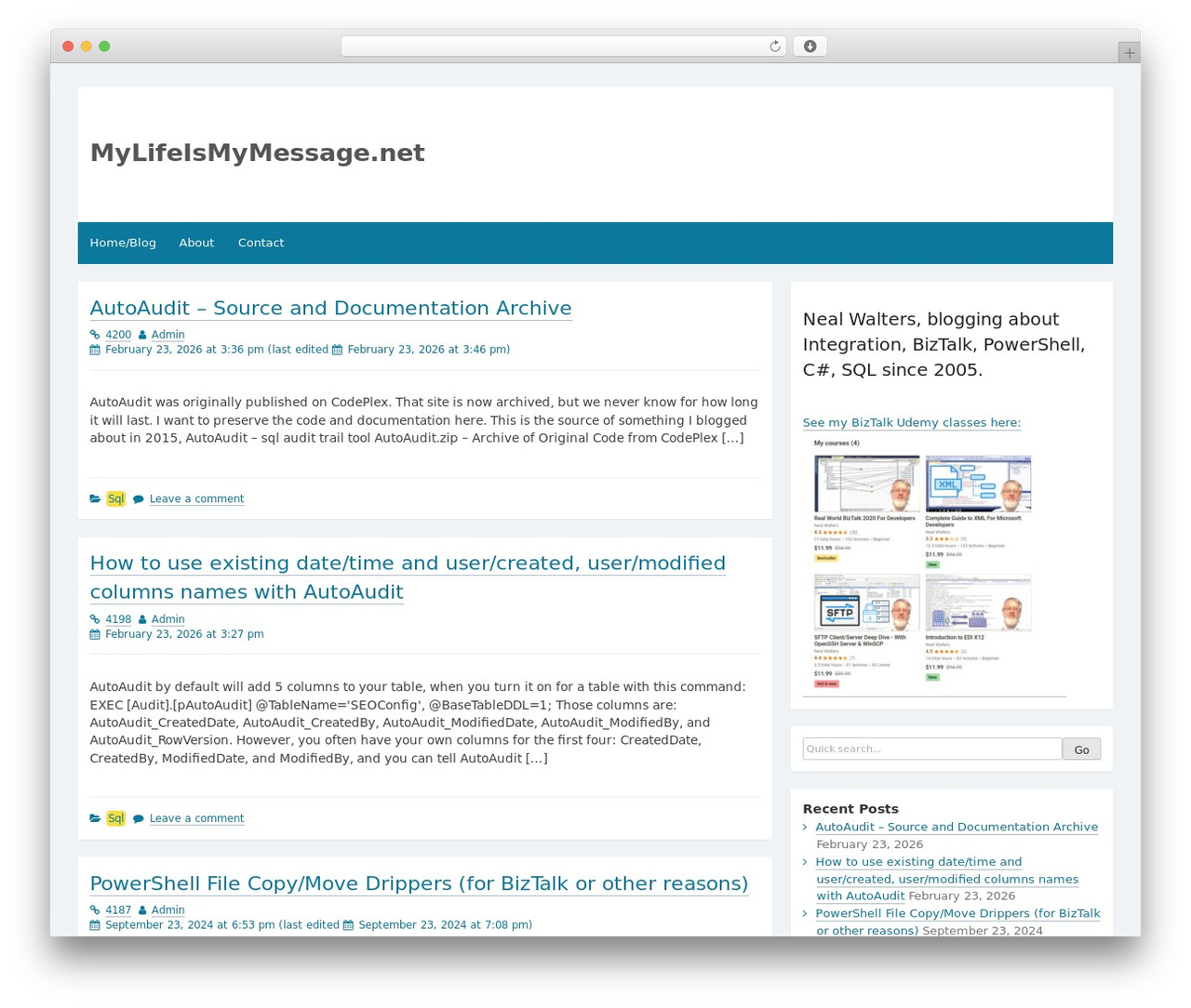 WordPress theme Labbook - mylifeismymessage.net