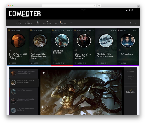 Explicit theme WordPress - compcter.com