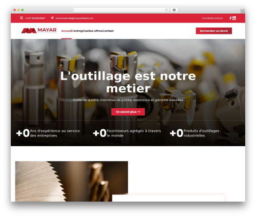 MarLab WordPress theme - mayartech.cm