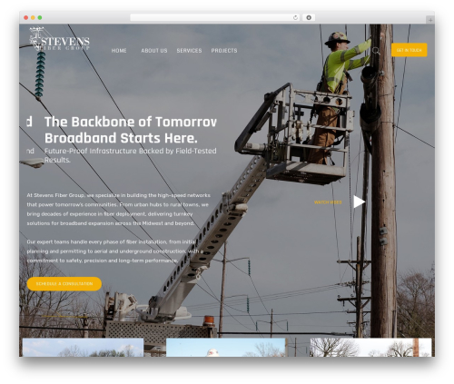 Theme WordPress Lightwire - stevensfibergroup.com