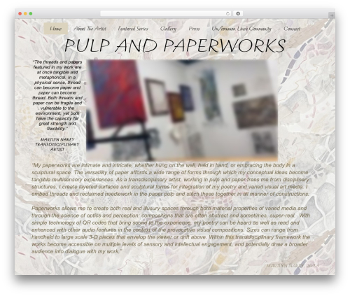 UnderStrap WordPress theme - pulpandpaperworks.com