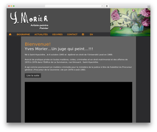 WordPress theme Bodega - ymorier.com