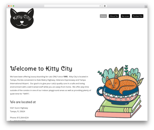 Create theme WordPress - kittycitytampa.com