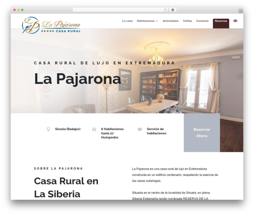 Divi WordPress theme - pajarona.com