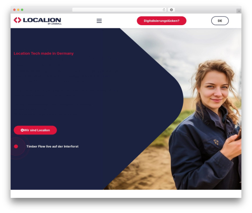 Hello Elementor WordPress theme design - localion.de