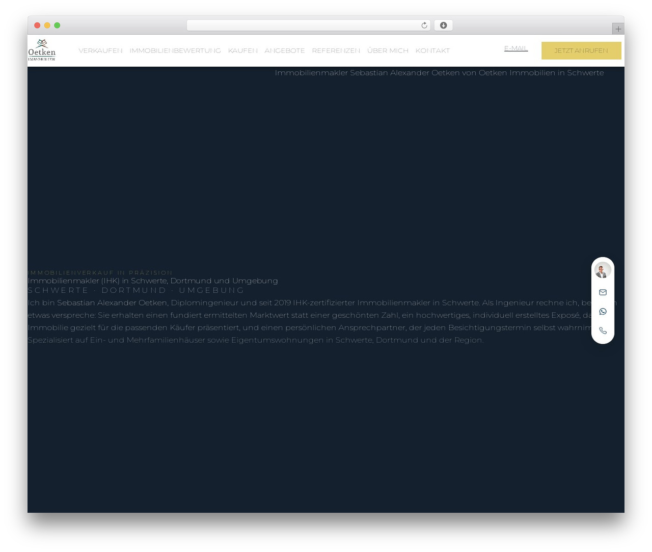 Hello Elementor WordPress theme - oetken.immobilien