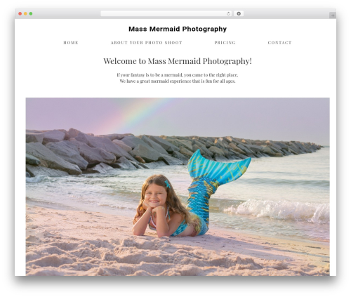 WordPress website theme Flatbase - massmermaidphotography.com