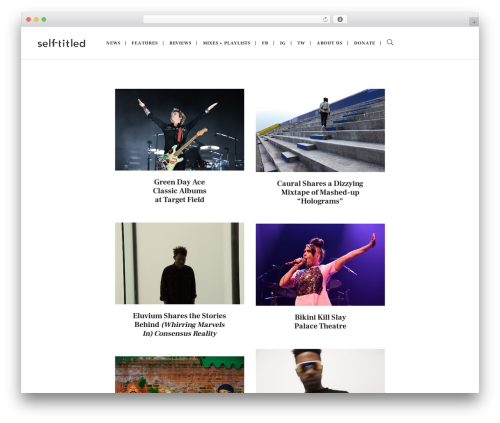 Bateaux newspaper WordPress theme - self-titledmag.com