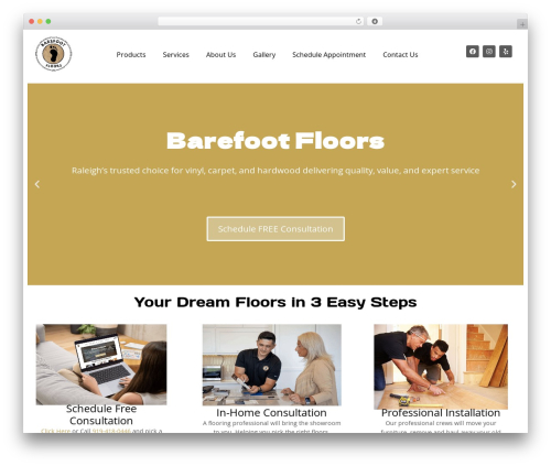 Beaf before and after gallery pro WordPress plugin - barefootfloorsnc.com