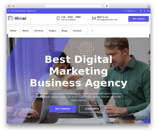 Himar WordPress theme - demo.themexbd.com/rtl/himar