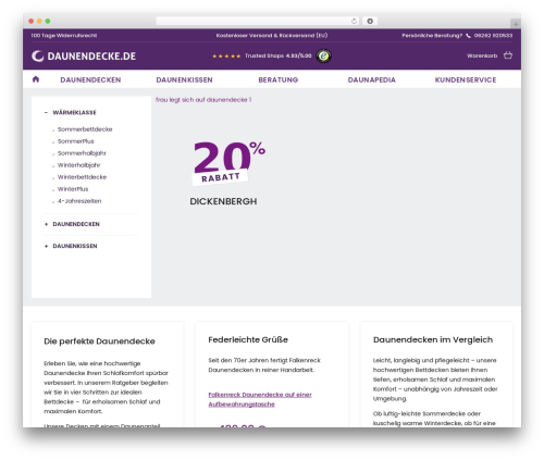 SC Theme WordPress theme - daunendecke.de