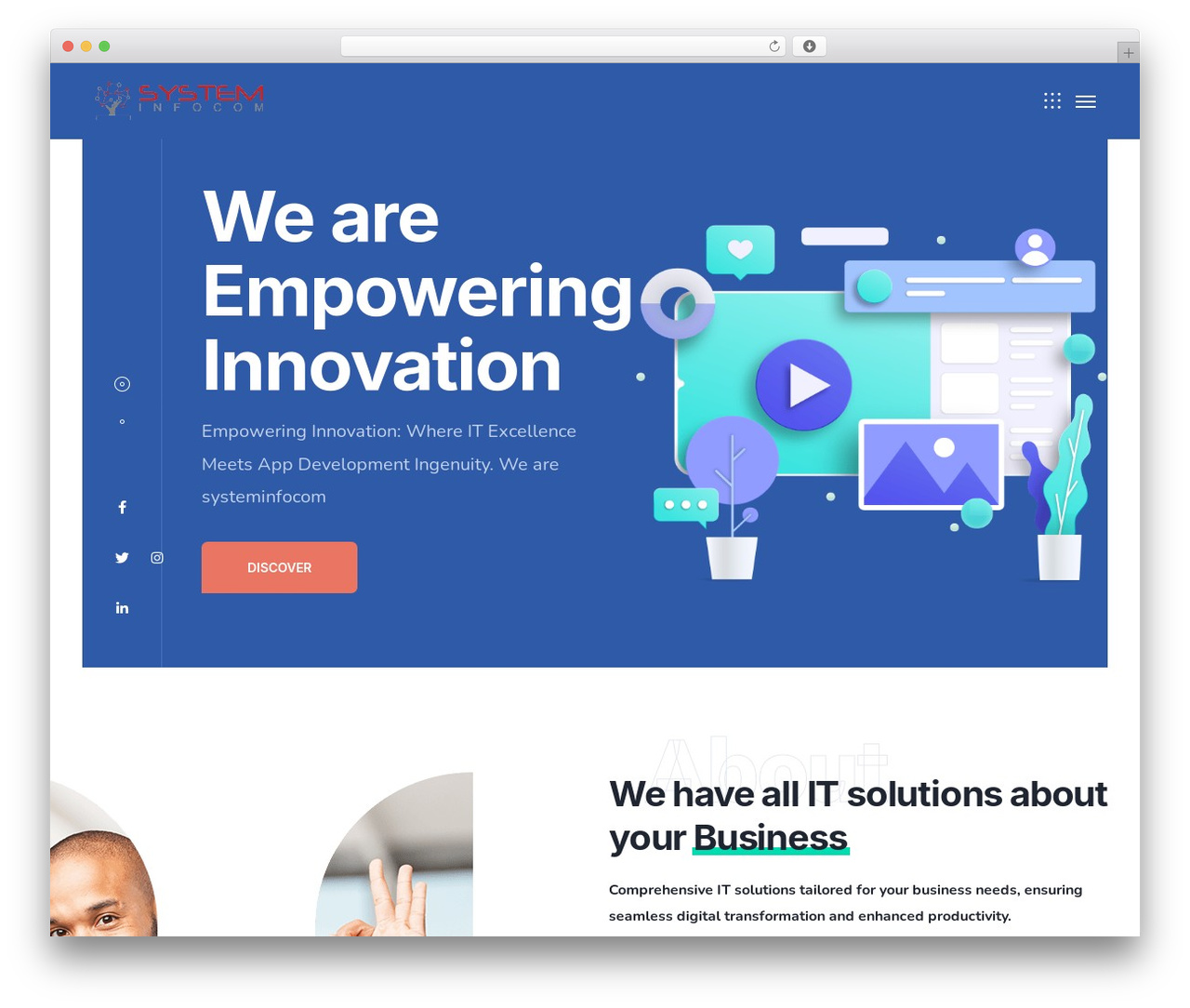 TechnUm theme WordPress - systeminfocom.com