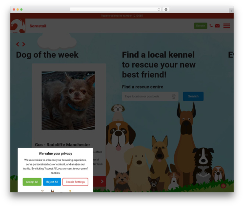 Theme WordPress Samstail - samstail.co.uk