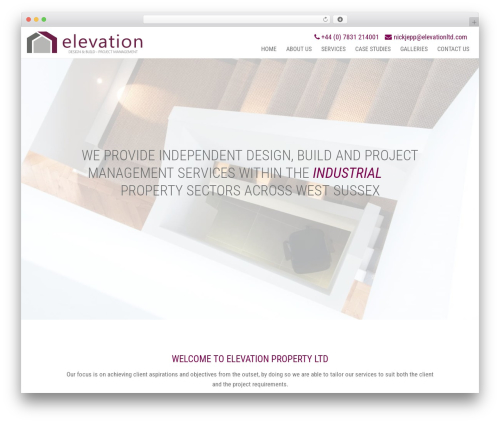 WordPress theme Elevation Ltd - elevationltd.com