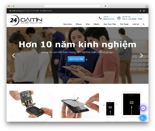 WordPress theme Ostrya - daitinmobile.com