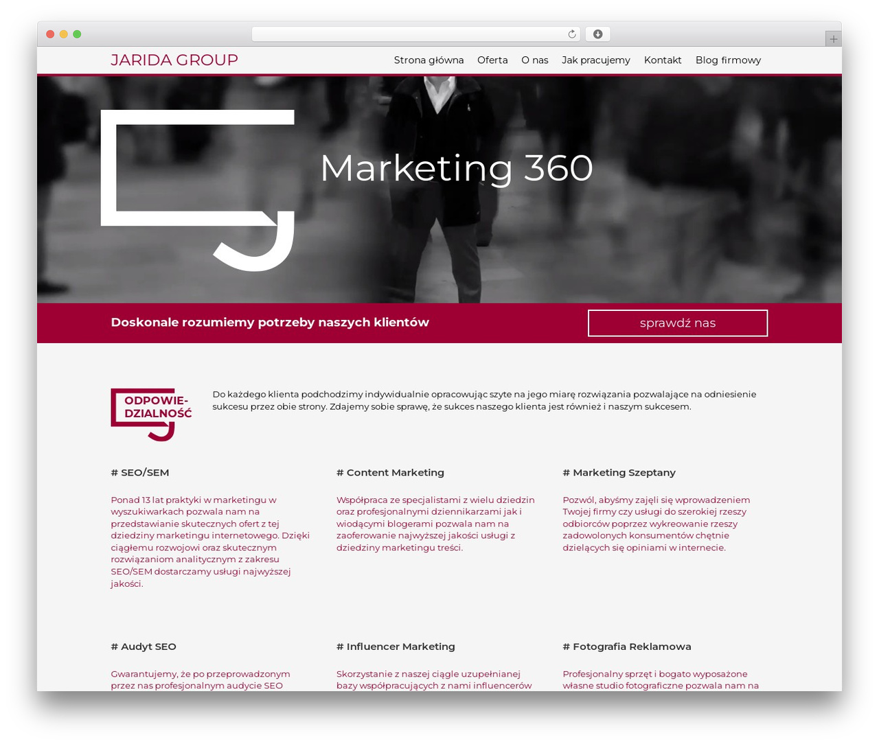 wp-bootstrap theme WordPress - www.jarida.pl