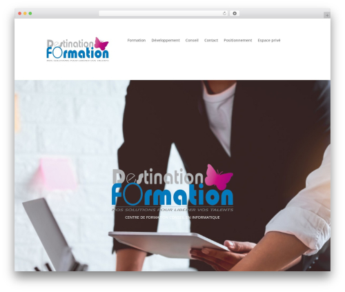 Divi theme WordPress - destination-formation.fr