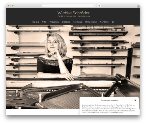 Divi theme WordPress - wiebkeschroeder.com