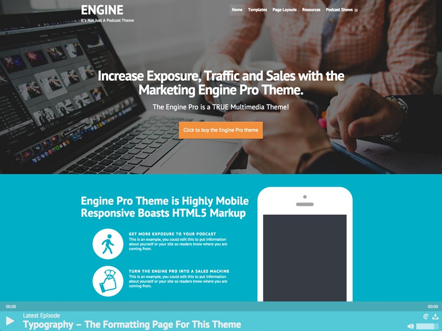 Engine Theme WordPress theme by Appendipity
