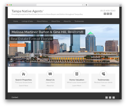 IDXCentral real estate WordPress theme - tampanativeagents.com