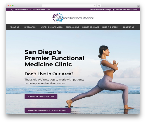 Reach Local theme WordPress - www.advfunctionalmedicine.com