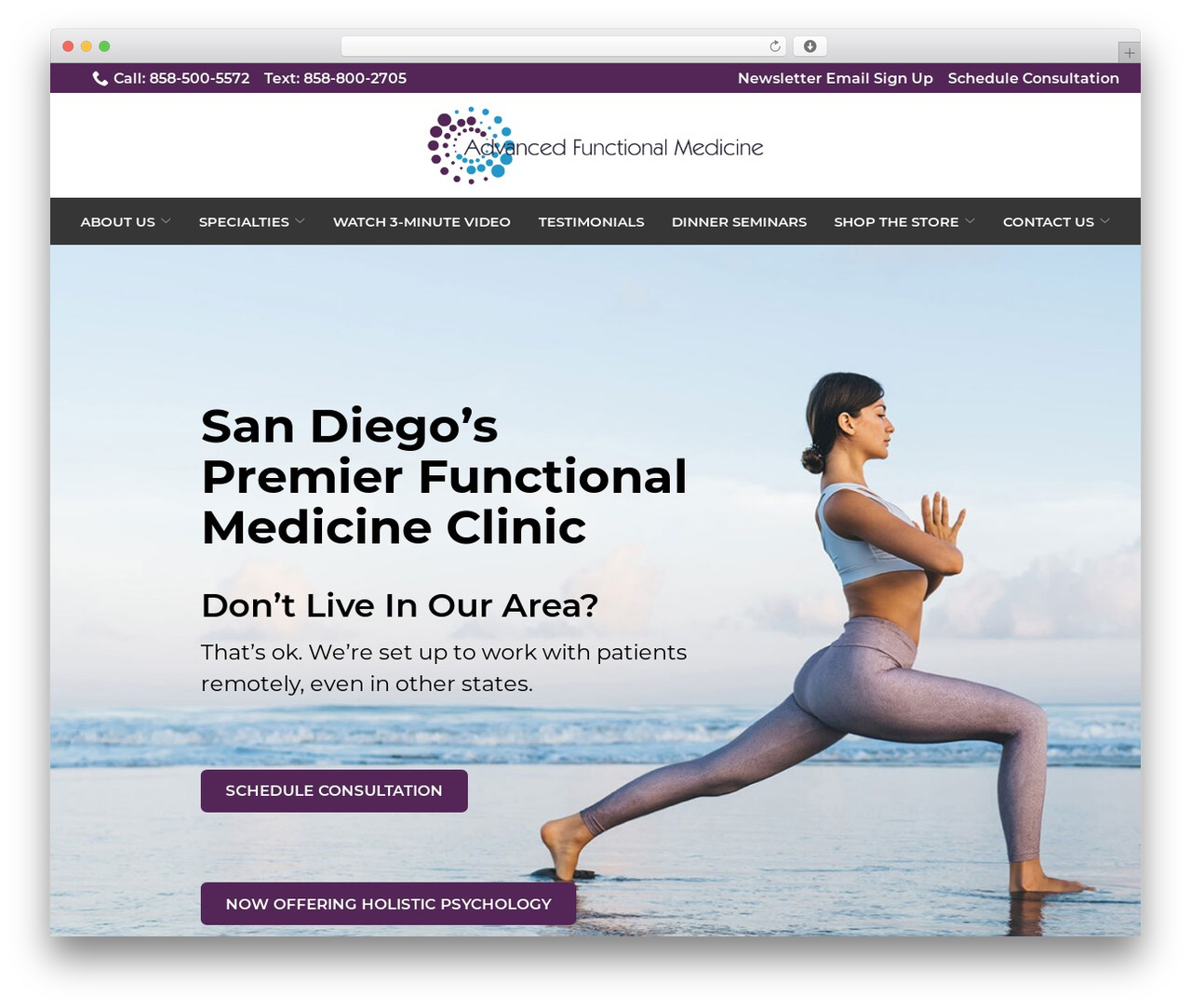 Reach Local theme WordPress - www.advfunctionalmedicine.com