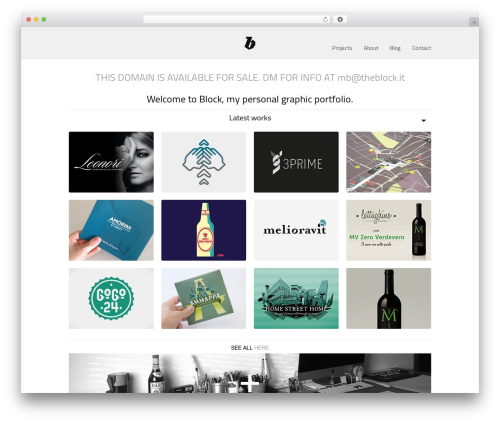 Stack best WordPress theme - theblock.it