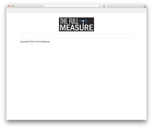 Theme WordPress Spine - thefullmeasure.com