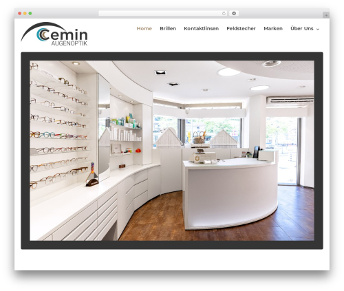 Visual Composer Starter theme WordPress - cemin-augenoptik.ch