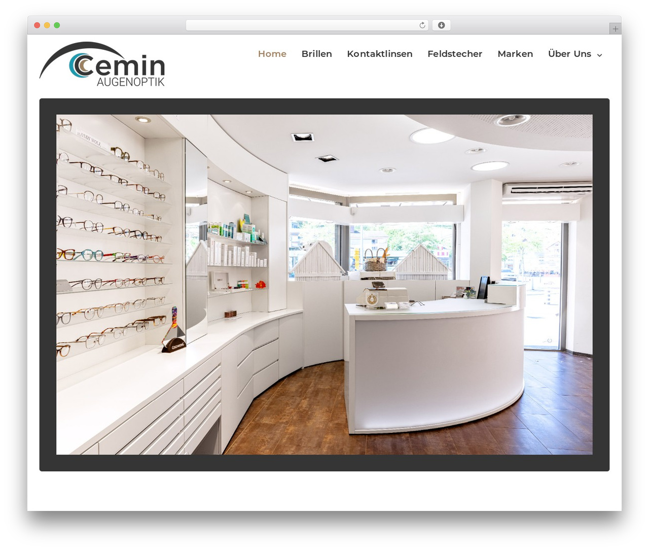 Visual Composer Starter theme WordPress - cemin-augenoptik.ch