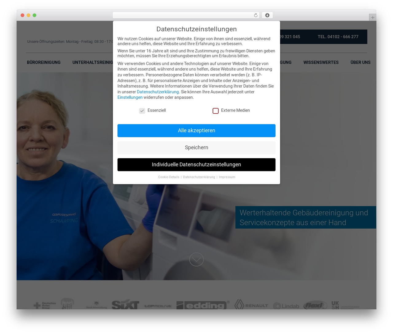 Web Labels Basic WordPress theme - gs-scharping.de