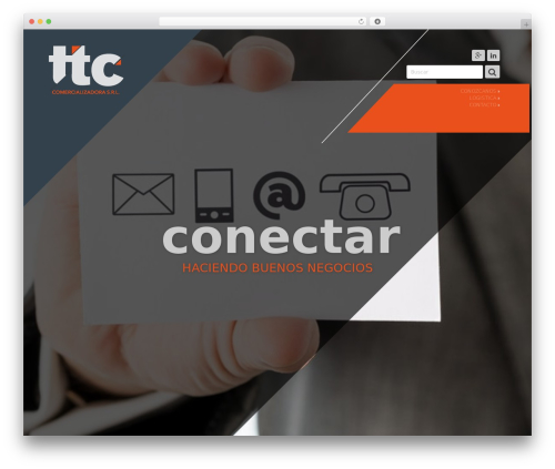 WordPress theme TTC theme - ttcsrl.com.ar