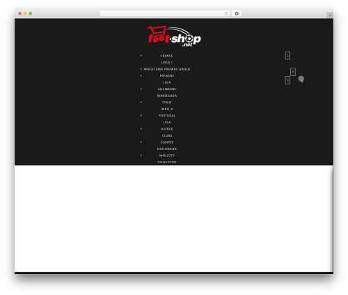 Footflops WordPress store theme - foot-shop.net
