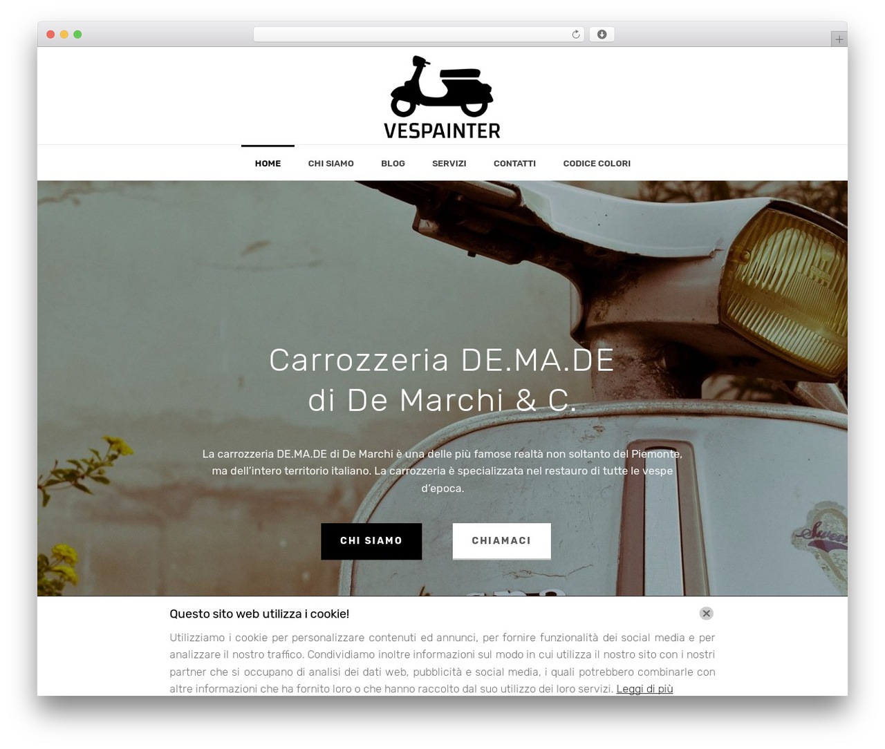 Jupiter theme WordPress - vespainter.com