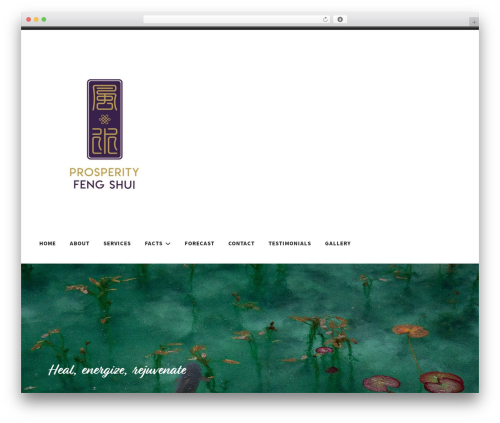 Radcliffe 2 WordPress theme - prosperity-fengshui.com