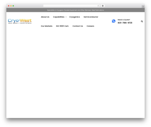 Setech theme WordPress - cryowest.com