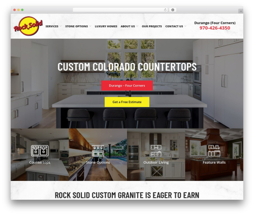 Theme WordPress Reach Local - rocksolidcustomgranite.com